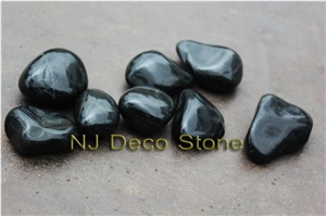 River Pebble Black Beach Pebble, Black Granite Pebbles River Pebble Black Beach Pebble, Black Granite Pebbles