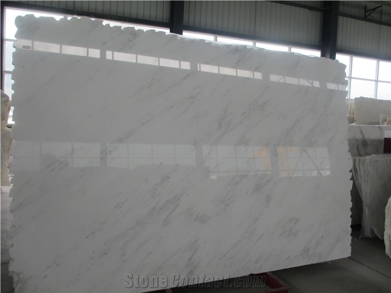 White Marble Chinese Calacata Slabs Tiles