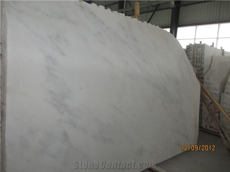 White Marble Chinese Calacata Slabs Tiles