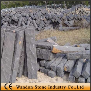 Basalto Stone Pillar, Black Basalt Pillar Basalto Stone Pillar, Black Basalt Pillar