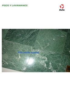 Verde Quetzal Marble Tiles, Guatemala Green Marble
