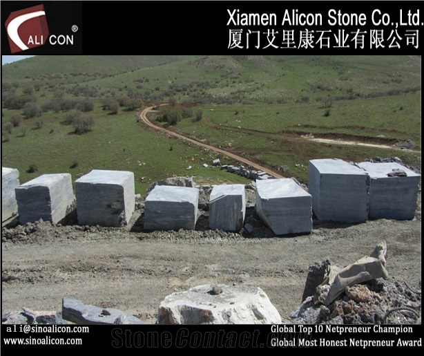 Nero Picasso Marble Self-own Quarry, Nero Picasso Marble Block