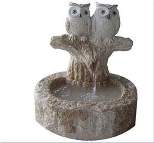 Animal Rustic Yellow Granite Water Feature/Fountia Animal Rustic Yellow Granite Water Feature/Fountia