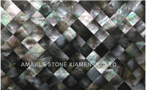 Black Mother Of Pearl Mosaic/Tiles