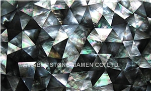 Black Mother Of Pearl Mosaic/Tiles