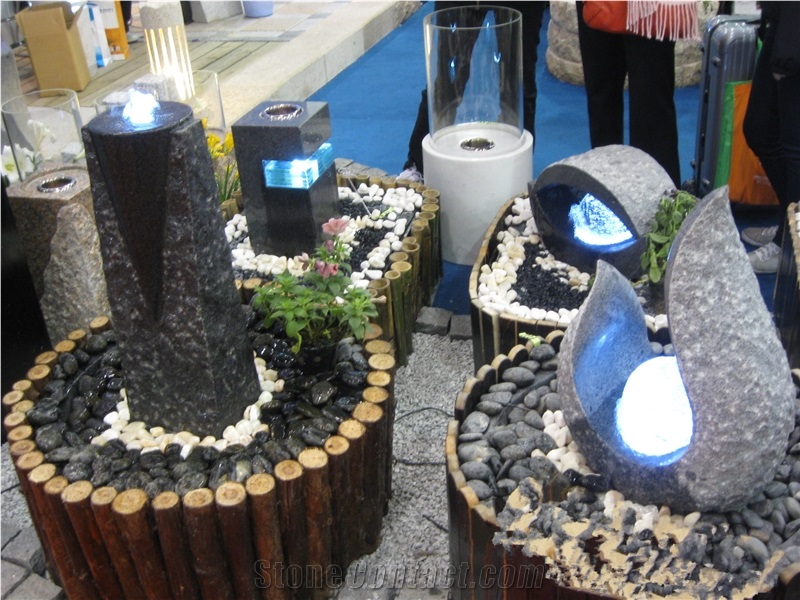 China Absolute Black Granite Water Feature