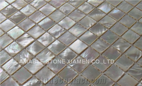 Mother Of Pearl Tiles/ Mosaic with Mesh
