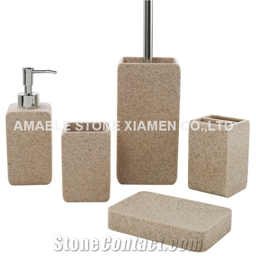 Yellow Granite Soap-Dish/Bath Accessories