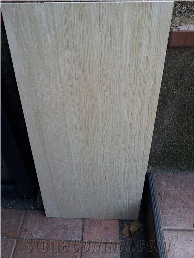 White Medium Travertine Block, Turkey White Travertine