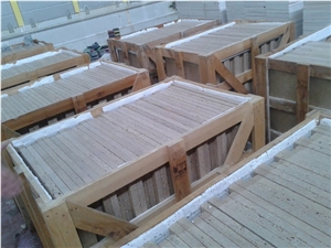 White Medium Travertine Block, Turkey White Travertine