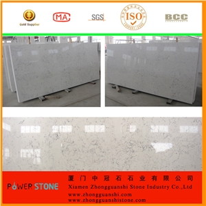 Carrara White Artificial Quartz Stone