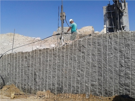 Azul Anochecer Blue Granite Blocks, Spain Blue Granite, Granito Azul Anochecer
