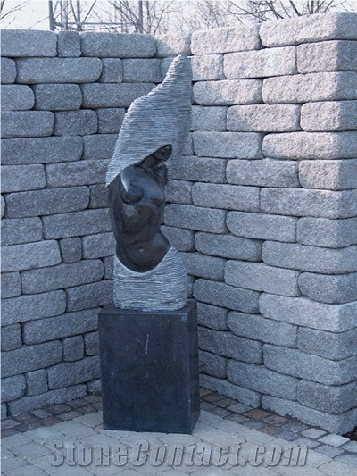 Black Granite Sculpture