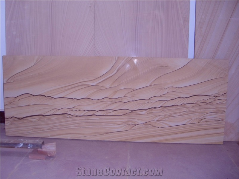 Water-ripple Sandstone, Cortices Vein Sandstone Slab