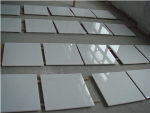 White Jade Marble Tiles, China White Marble