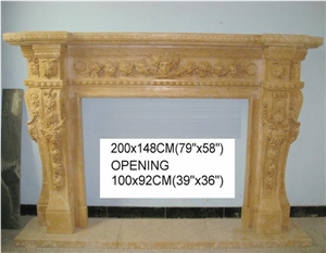 Hand Carved Marble Fireplace Mantel Hand Carved Marble Fireplace Mantel
