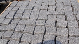 China Grey Granite Cobblestone for Pavings China Grey Granite Cobblestone for Pavings