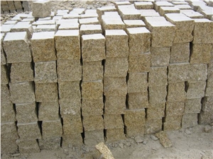 China Grey Granite Cobblestone for Pavings