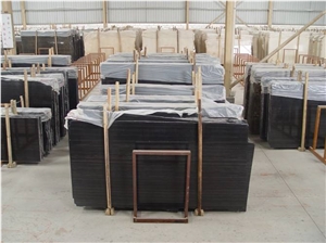 Golden Flower Stone Blocks, Black Wooden Marble Block