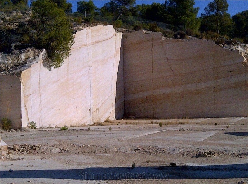 Rosa Arco Iris Stone Blocks, Spain Red Marble