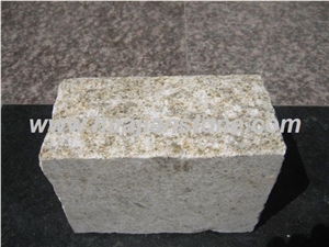 Rusty Yellow Cobble Stone, G350 Yellow Granite Cobble Stone