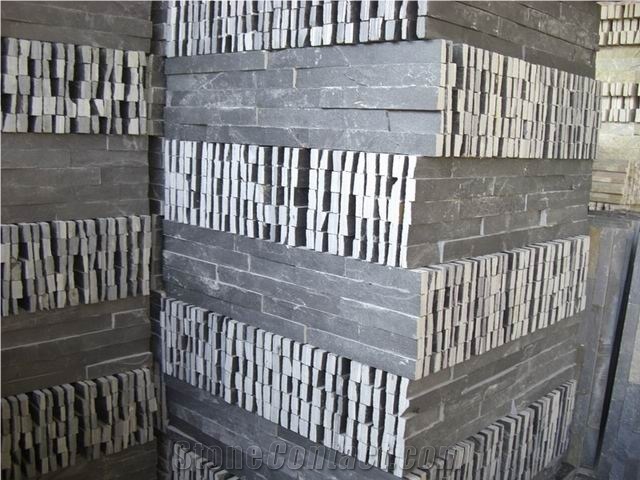 Culture Wall Cladding, Black Slate Wall Cladding