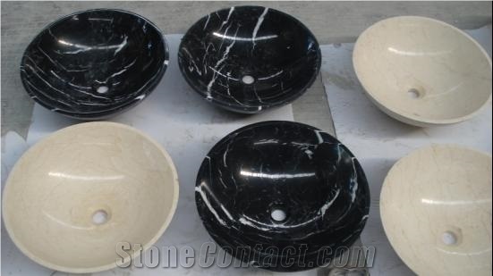 Beige Marble Sinks