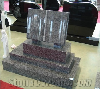Tomebstones, Leeste Black Granite Monument, Tombstone