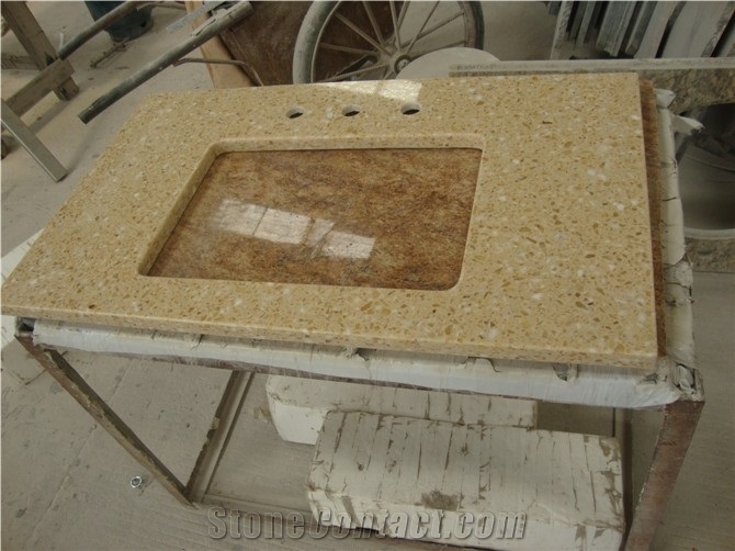 Beige Artificial Stone Countertop