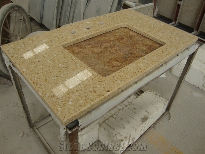 Beige Artificial Stone Countertop