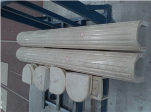 Beige Color Marble Pillars and Column