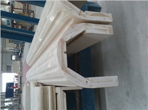Beige Color Marble Pillars and Column