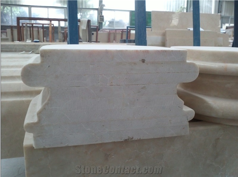 Beige Color Marble Pillars and Column