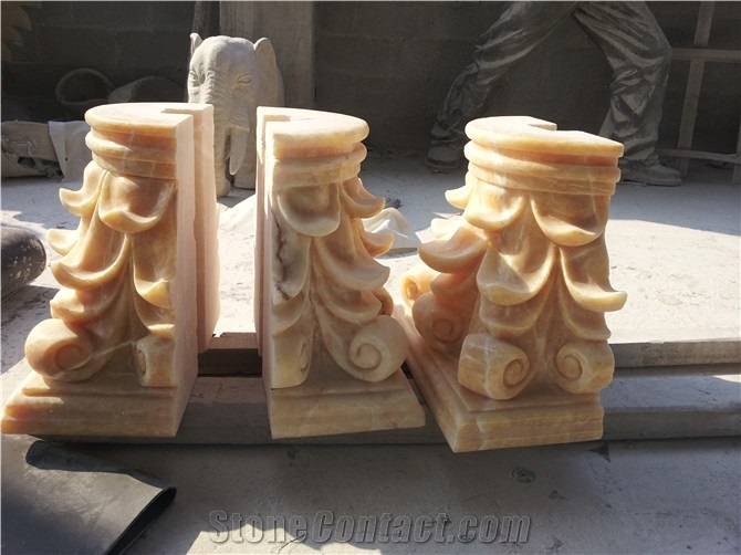 Honey Onyx Column Cap