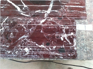 Red Marble Border Line