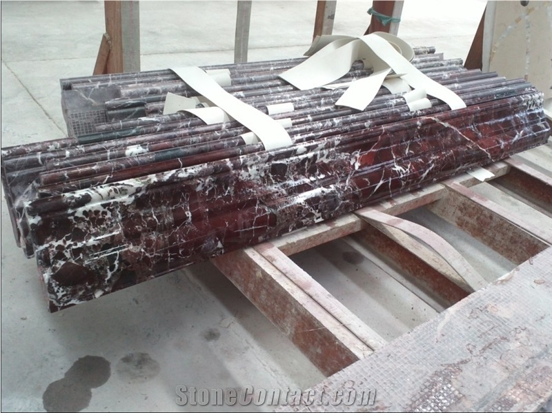 Red Marble Border Line