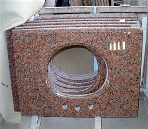 Chinese Red Granite Maple Red Vanity Tops Bathroom Countertop Chinese Red Granite Maple Red Vanity Tops Bathroom Countertop