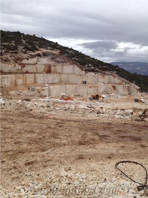 Burdur Beige Marble Block, Turkey Beige Marble