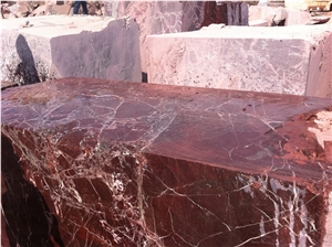 Rosso Levanto Marble Blocks, Turkey Red Marble