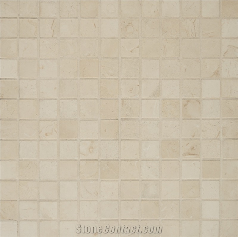Corinthian White Limestone Mosaic