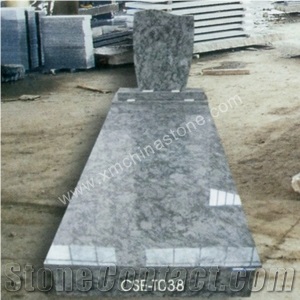 White Granite Tombstone /monument