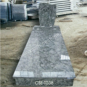 White Granite Tombstone /monument