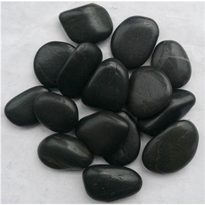 Black Pebble Stone, River Stone