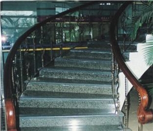 G603 Salt & Pepper Steps, Risers, G603 Grey Granite Steps