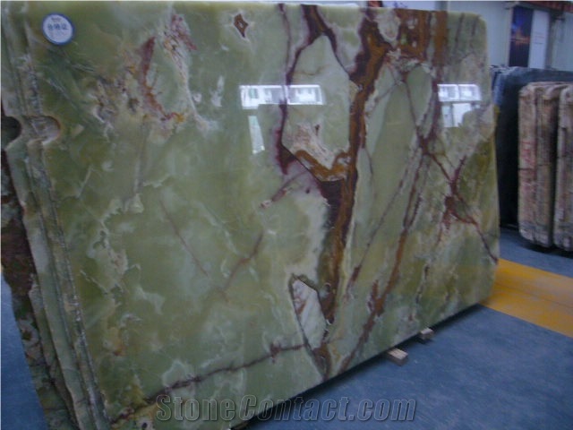 Green Onyx Slabs, Light Green Onyx