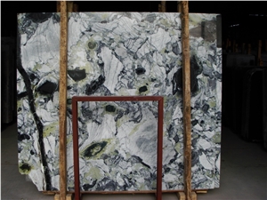 Ice Flower Jade Onyx Slabs, China Green Onyx