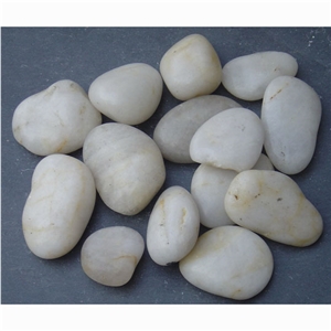 Oval River Stone, White Pebble Stone, Oval River White Marble Pebble Stone Oval River Stone, White Pebble Stone, Oval River White Marble Pebble Stone