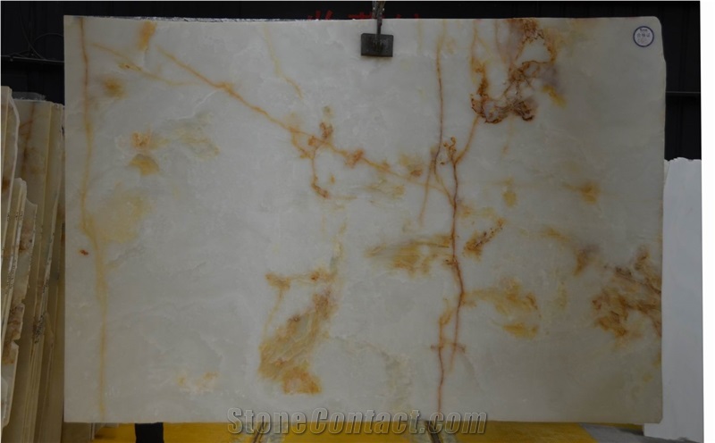 Snow White Onyx Slabs