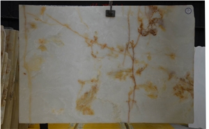 Snow White Onyx Slabs