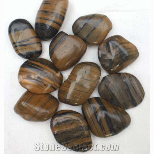 Stripe Pebble Stone, River Stone